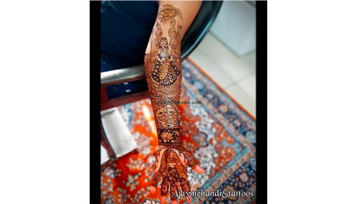 Ajay Yadav Mehandi Tattoos