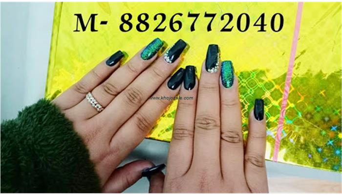 DNS Nail Extension & Eyelashes Extension| Home Service| Delhi & Ghaziabad